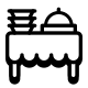 뷔페 아침 식사 icon