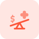 Premium life and health insurance coverage plan icon