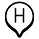 Markierung-h icon