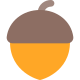 Acorn autumn oak thanksgiving celebration day nut icon