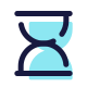 Reloj de arena vacío icon