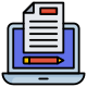 Content writing icon