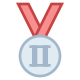 Olympische Silbermedaille icon