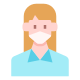 Woman in Mask icon