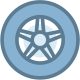 Alloy wheels icon