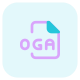 OGA files are essentially just the audio only element icon
