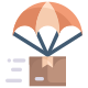 Air delivery icon