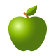 Зеленое яблоко icon