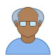 사람-노인-남성-피부-유형-6 icon
