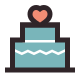 Pastel de boda icon