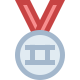 Medalla olímpica de plata icon