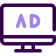 TV ad icon