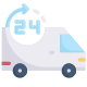 24-hour delivery icon