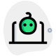 Reports of a newborn babies viewed on a laptop icon