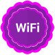 外部 WiFi 标签平面图标 inmotus 设计 icon