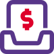 Online money transfer icon