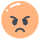 愤怒的脸图标 icon