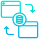 Données dans les deux directions icon