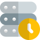 Self shutdown timer on a server computer icon
