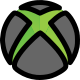 Xbox a video gaming brand created and owned by Microsoft. icon