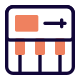 Midi controller for the mixing and enhancing music icon