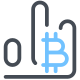 Bitcoin-Kryptowährung icon