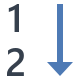 Clasificación numérica icon