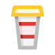 Paper cup icon