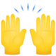 lever la main-emoji icon