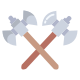 Double Edged Axe Crossed icon