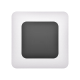흰색 사각형 버튼 이모티콘 icon