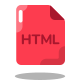 Tipo di file HTML icon