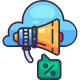 Cloud Marketing icon