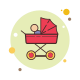 Kinderwagen icon