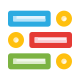 Abstract figures icon