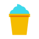 Мороженое в вафельном стаканчике icon