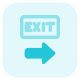 Exiting from national highway lane traffic road signal icon