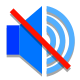 Sin audio icon