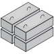 Cement block icon