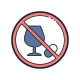 kein Alkohol oder Drogen icon