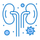 外部腎臓-ウイルス感染-フラットタルティコン-ブルー-フラットタルティコン icon