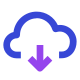 Cloud download icon