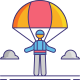 Paragliding icon