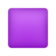 紫色方形表情符号 icon
