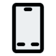 Basic smart phone features with classical button layout icon