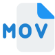 A MOV file is a movie file saved in the QuickTime File Format icon