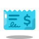 Chèque de paie icon