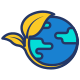 Earth ecology icon