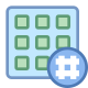 Hashtag Activity Grid icon