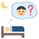 externe-angst-schlaflose-nacht-flat-flat-geotatah icon